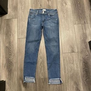 Hudson Jeans - CAT Mid-rise skinny with step hem - original $185 - size 27